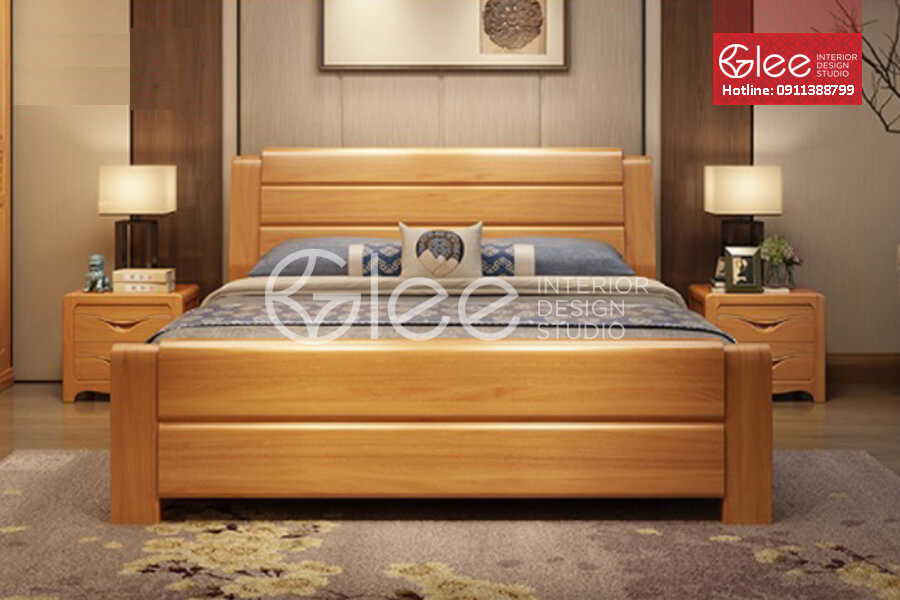 Giường ngủ gỗ tự nhiên GPN36