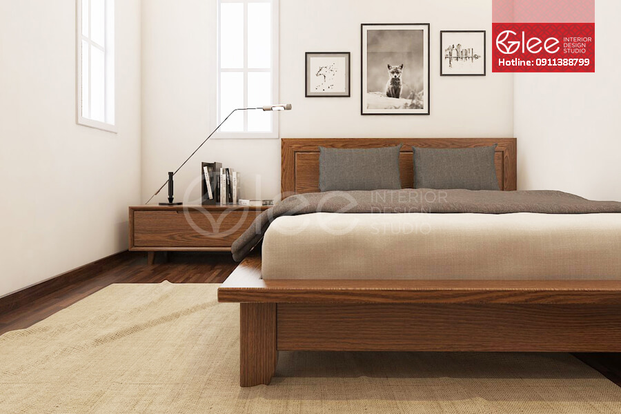 Giường ngủ gỗ sồi Mỹ GPN14