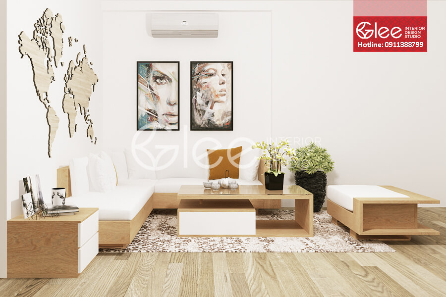 Sofa gỗ phòng khách GSG18
