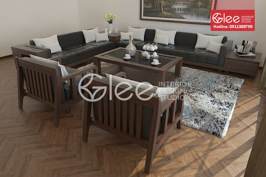Sofa gỗ sồi Nga và những ưu điểm tuyệt vời cho không gian phòng khách