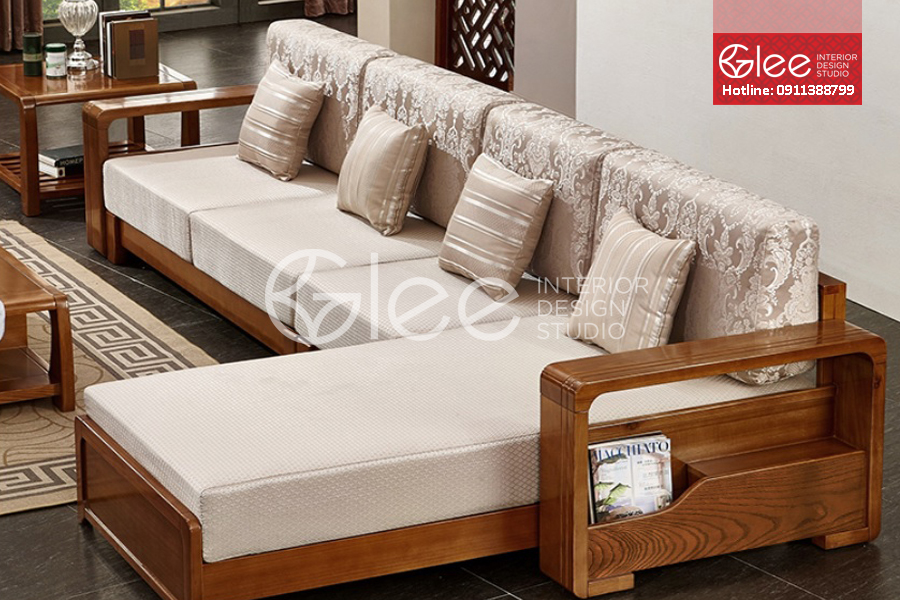 Top những mẫu sofa gỗ cho phòng khách nhỏ thêm nổi bật