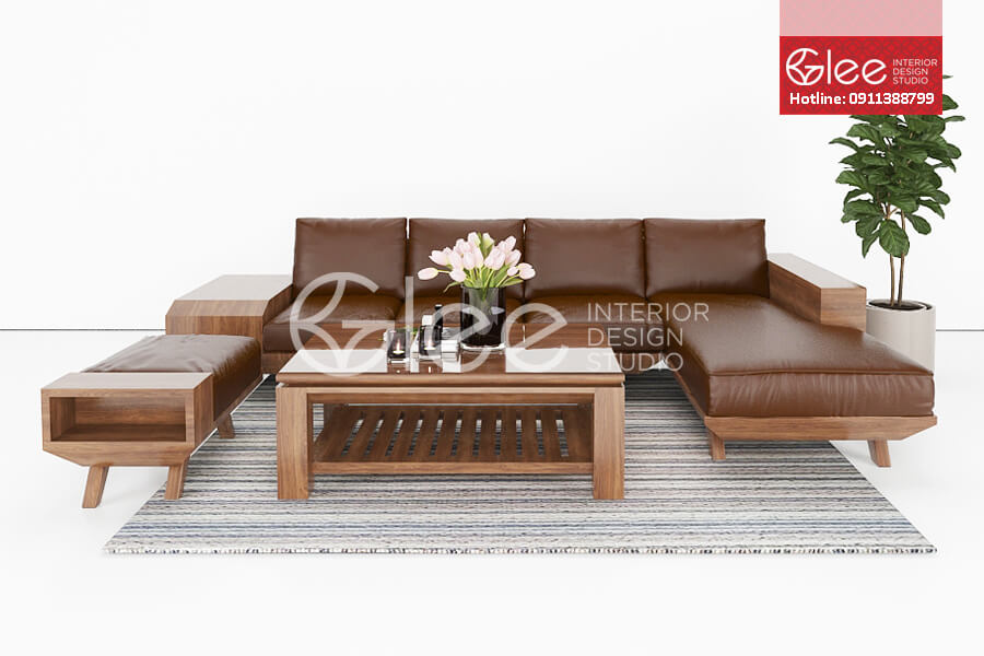 3 Mẫu Sofa gỗ hiện đại giá rẻ đẹp nhất 2018