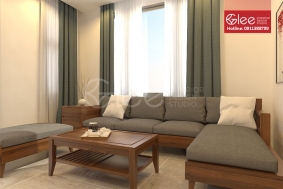 Sofa gỗ phòng khách GSG24