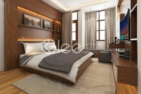Thiết kế nội thất phòng ngủ chung cư Định Công – Chị Mai