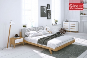 Mẫu giường ngủ gỗ sồi Mỹ GPN42