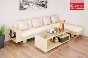 Ghế sofa bằng gỗ sang trọng đầy tiện nghi