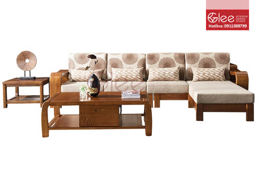 sofa go, mau sofa go dep tinh te