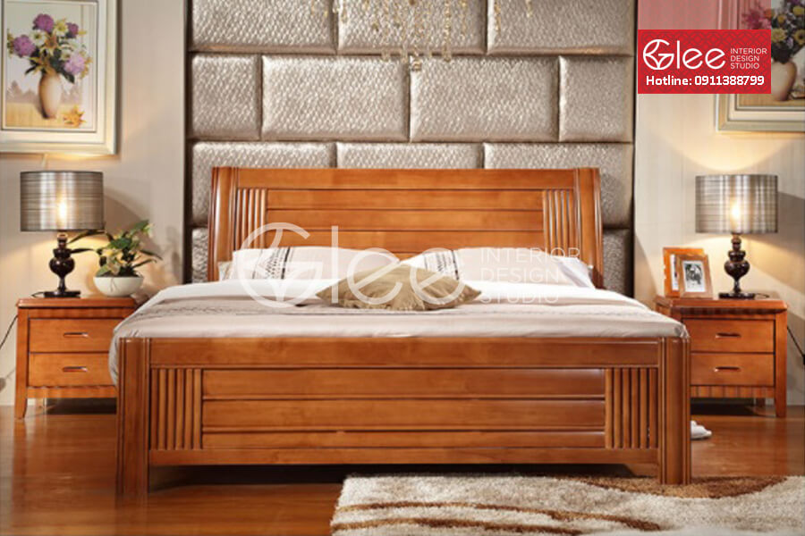 các mẫu giường ngủ gỗ tự nhiên đẹp